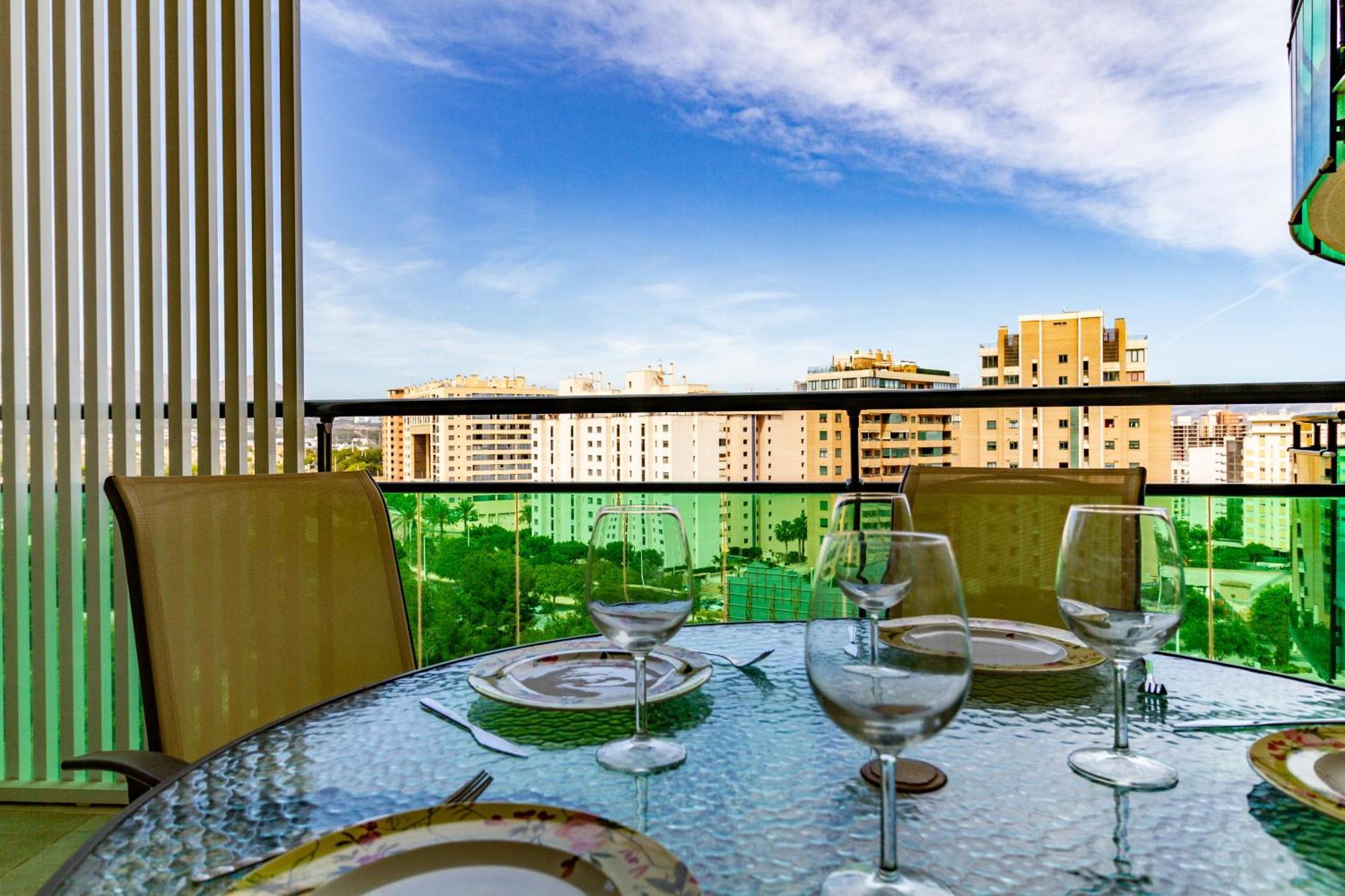 Apartment Vilapark With Pool, Free Parking, Terrace, Beach Benidorm Exterior photo